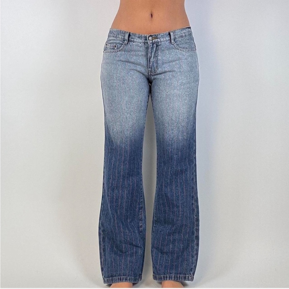 Women's vintage Blue Gradient Jeans